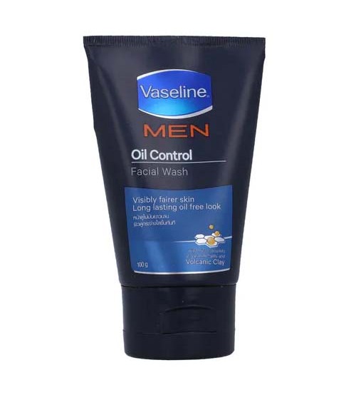 New Vaseline Men Oil Control Facial Wash 100g